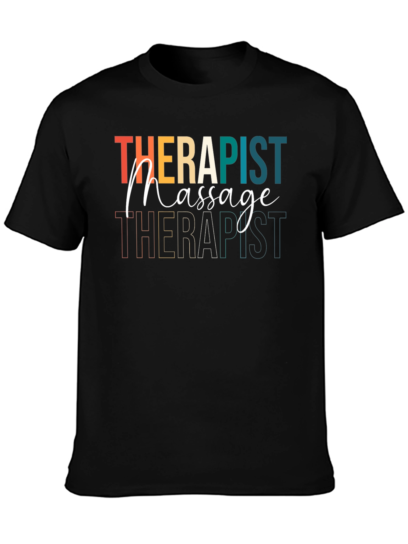 Massage Therapist T-Shirt Retro Design
