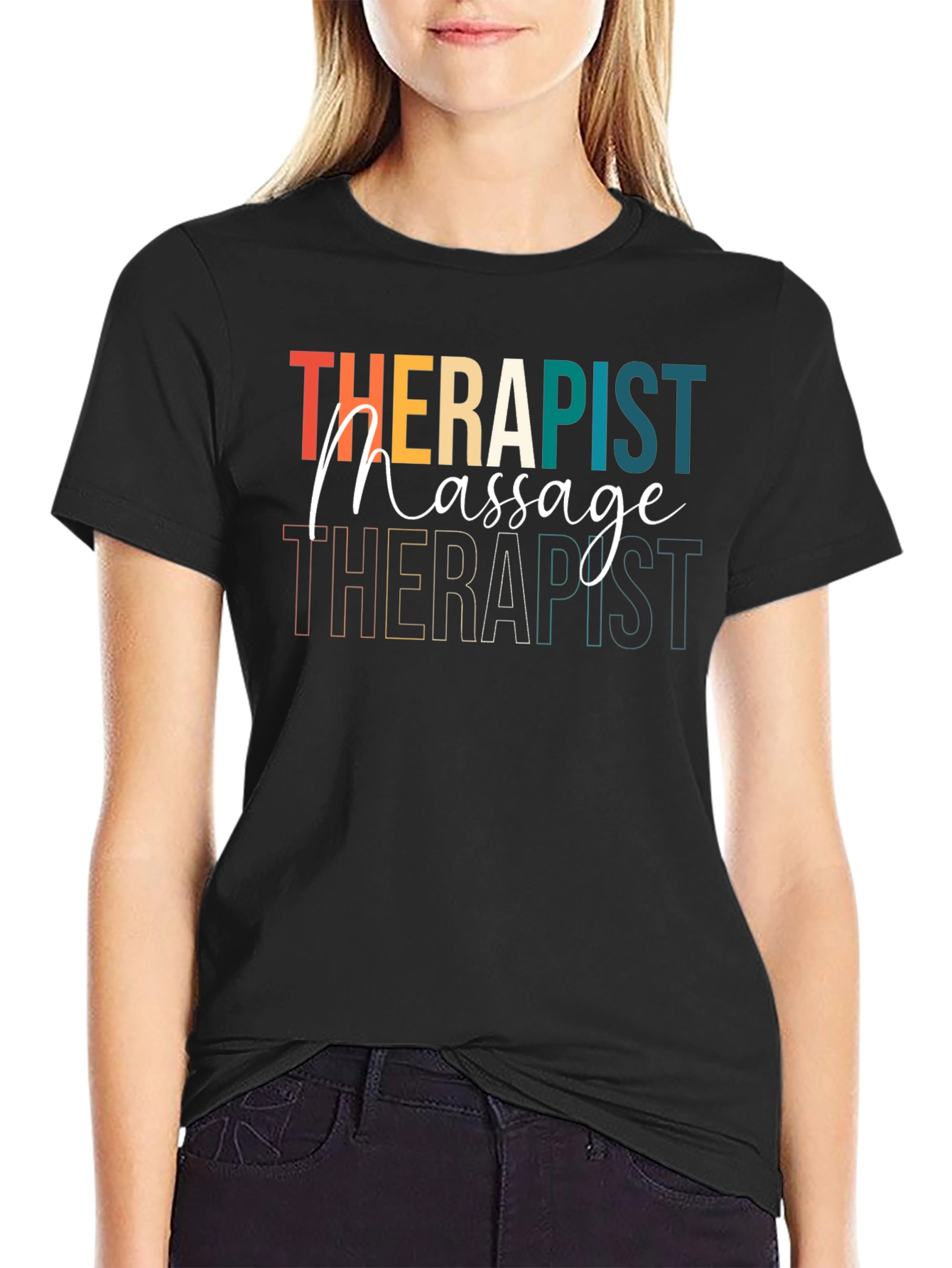 Massage Therapist T-Shirt Retro Design