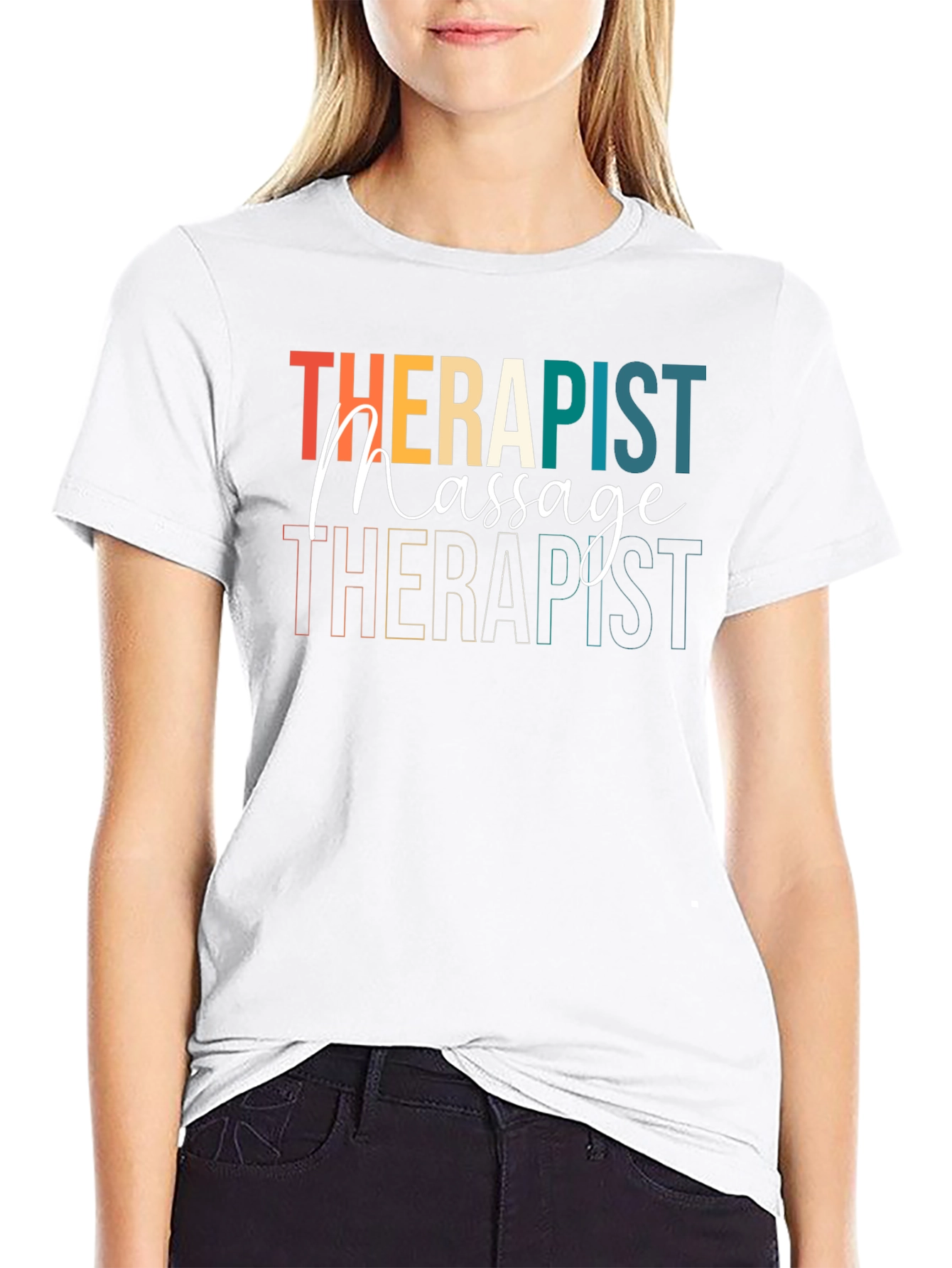Massage Therapist T-Shirt Retro Design