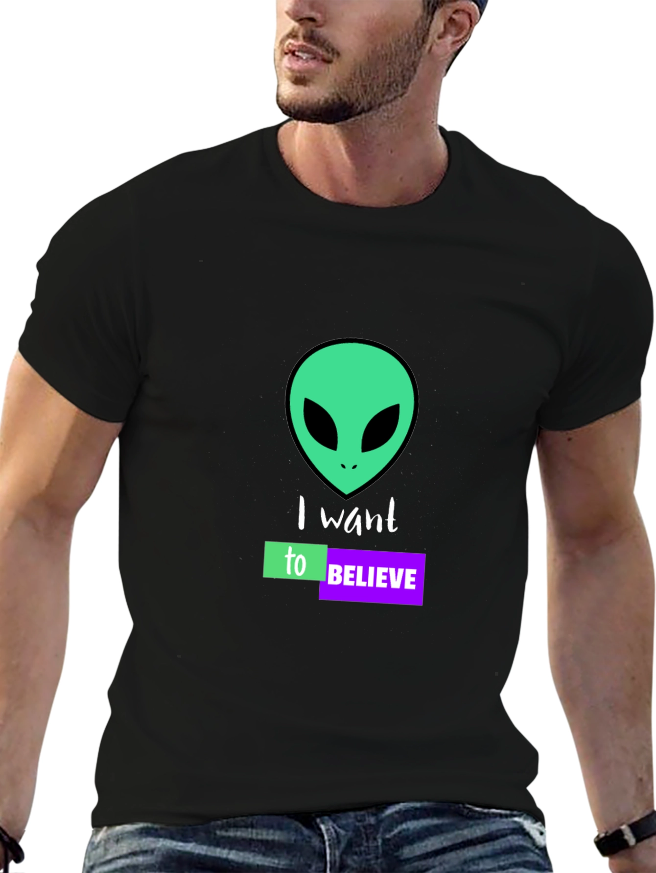 I Want To Believe Alien Graphic Tee