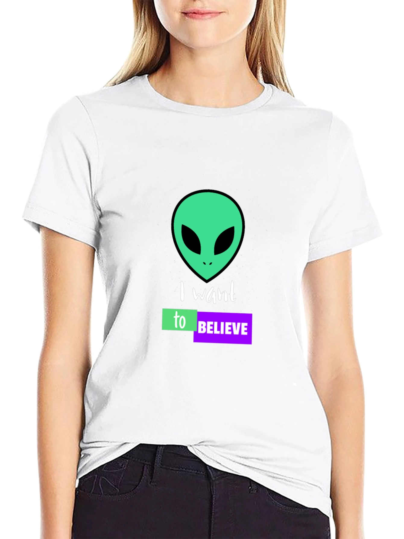 I Want To Believe Alien Graphic Tee