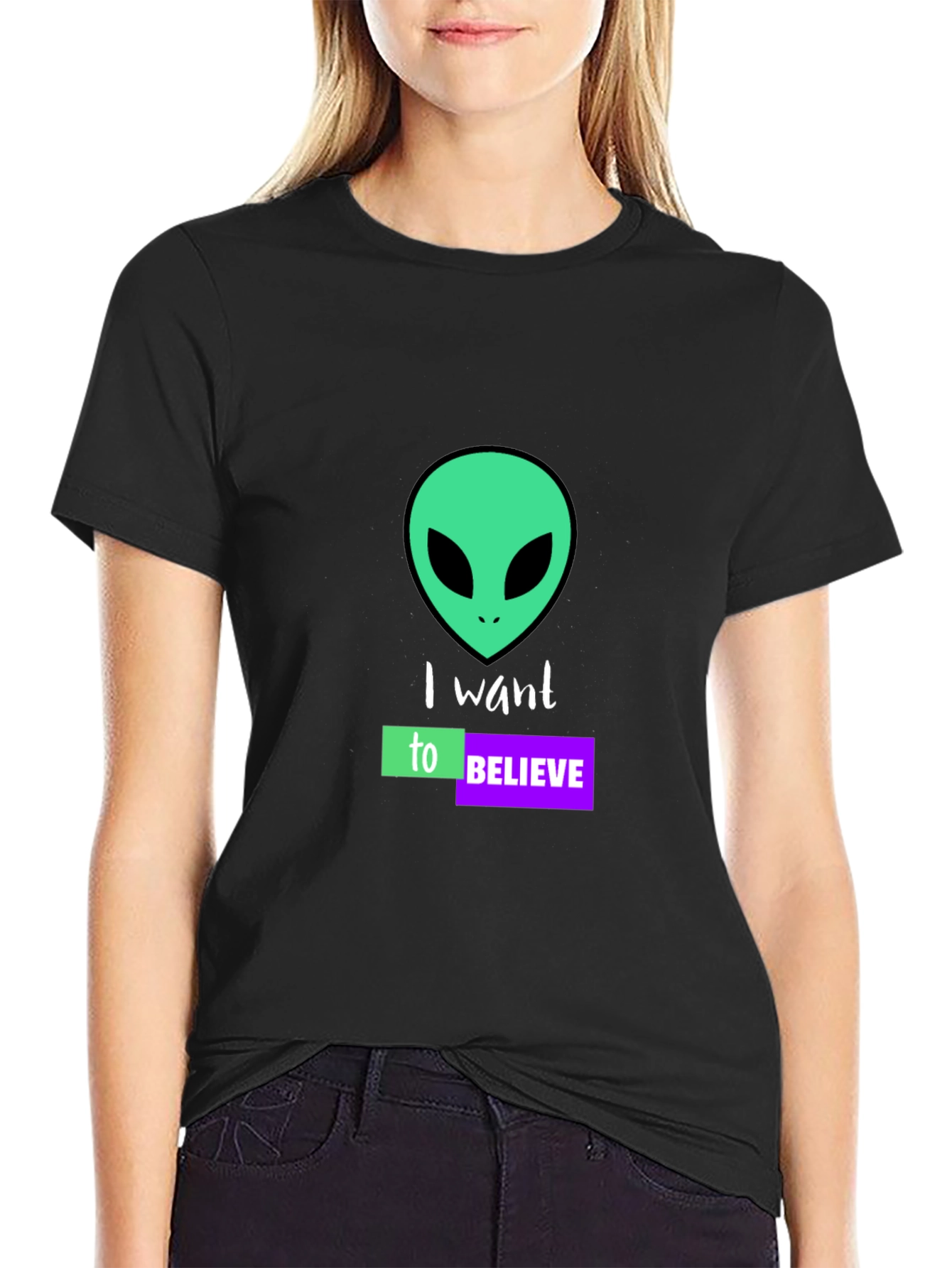 I Want To Believe Alien Graphic Tee