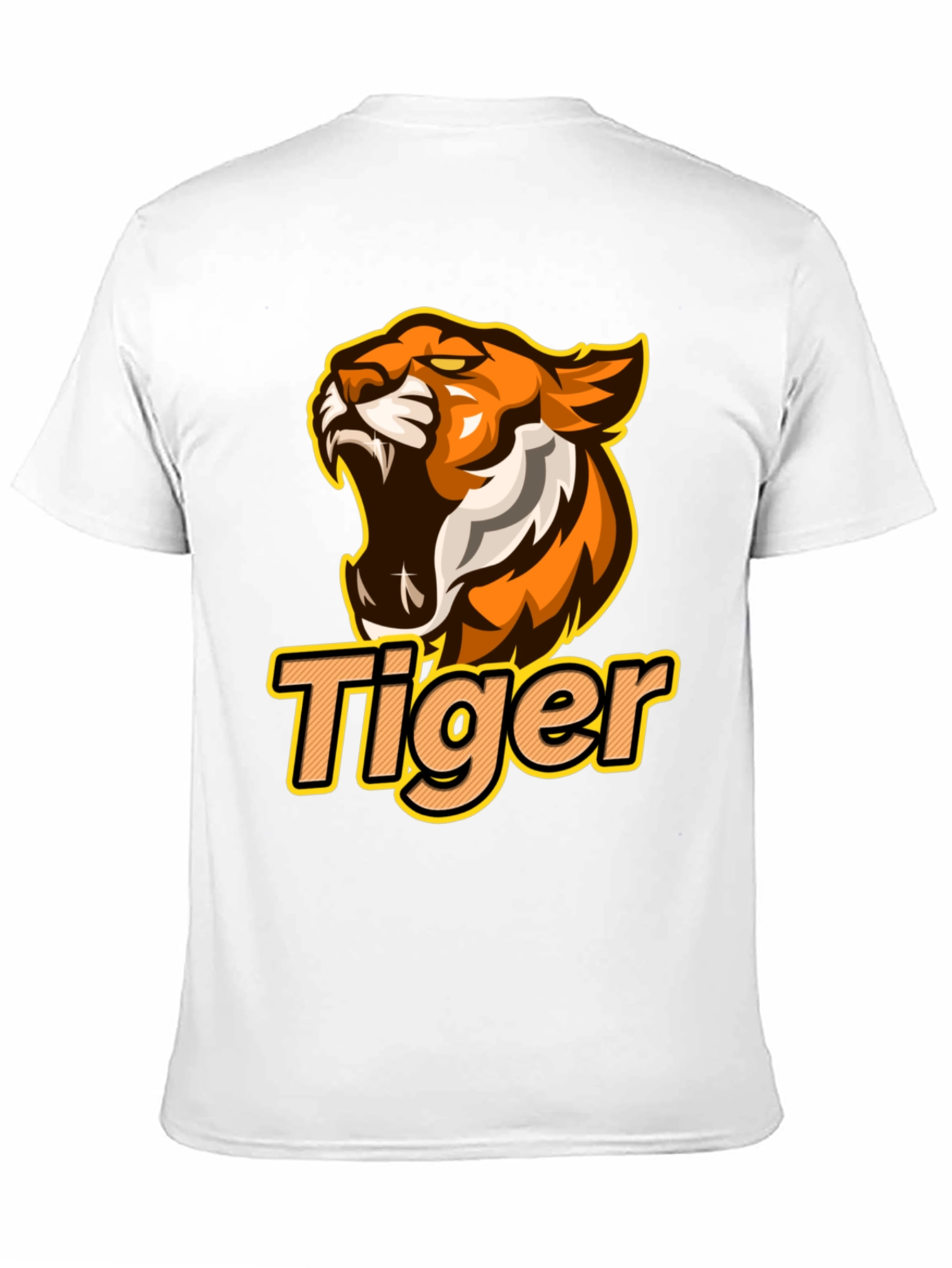 Tiger Graphic Black T-Shirt - Bold Design