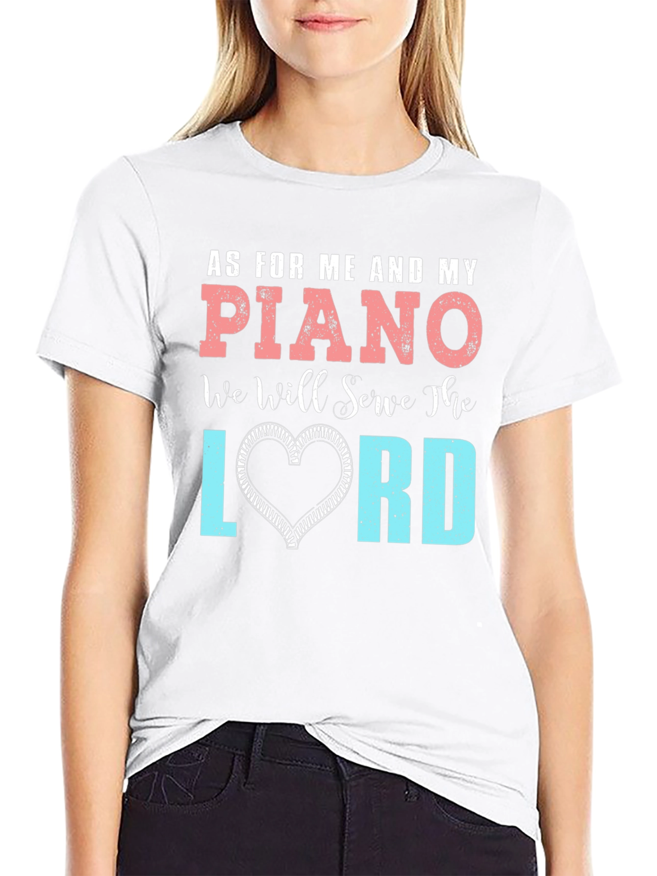Piano Lord T-Shirt: Serve the Lord