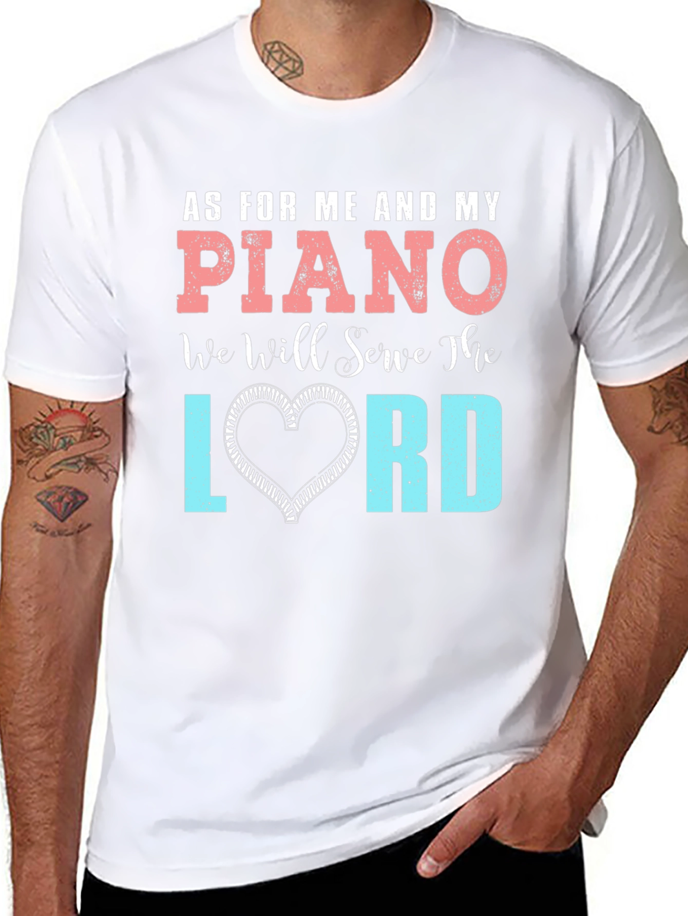 Piano Lord T-Shirt: Serve the Lord