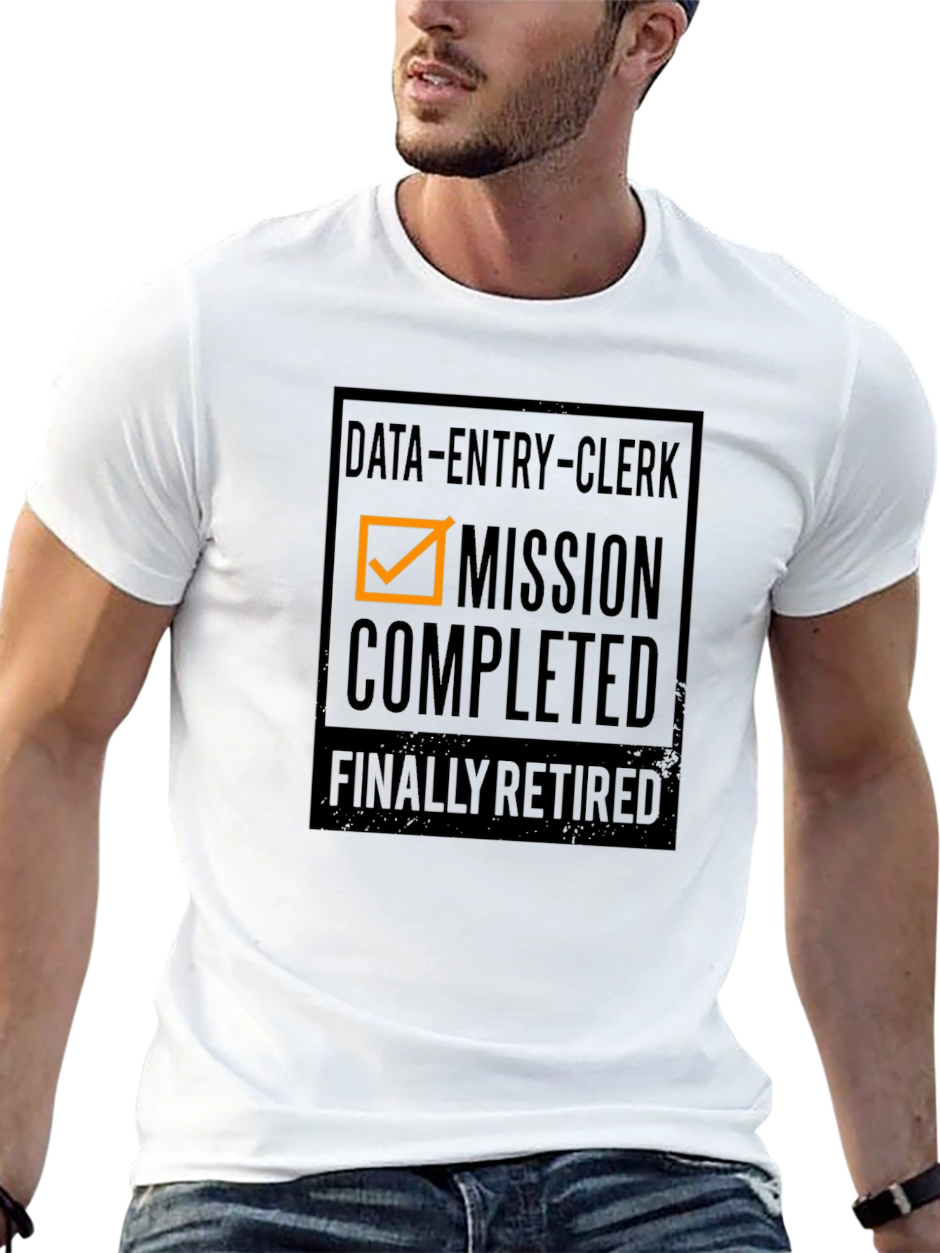 Data Entry Clerk Retirement T-Shirt - Mission Completed