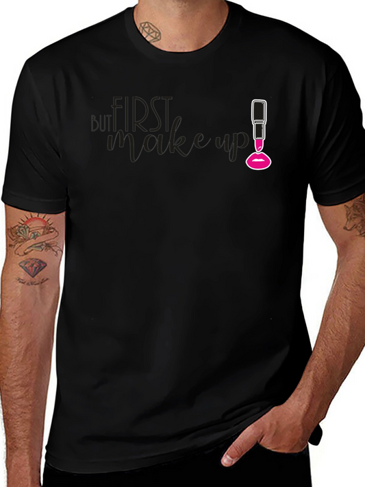 First Makeup Lipstick Graphic Tee