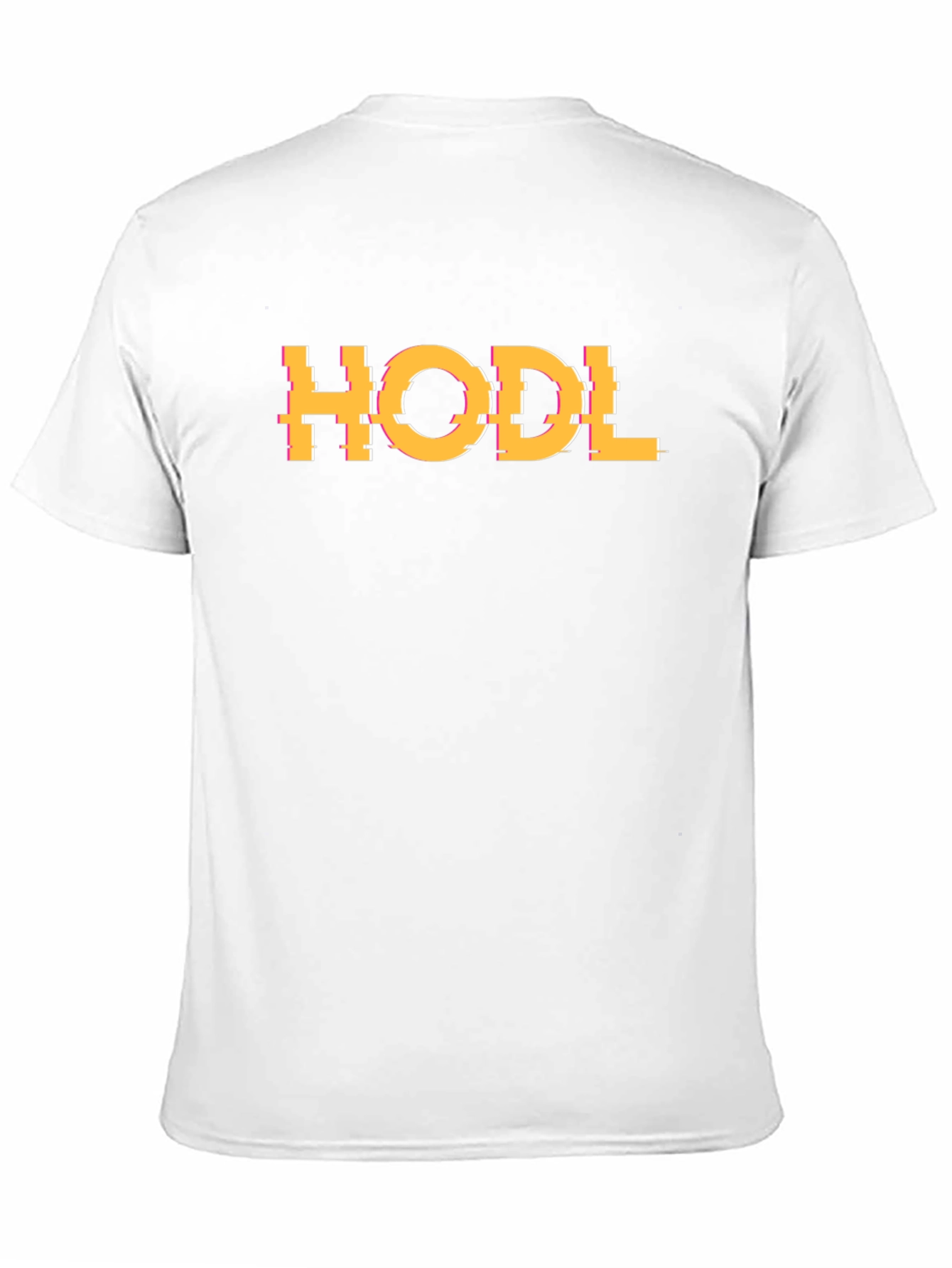 HODL Glitch Graphic Tee - Crypto Enthusiast T-Shirt