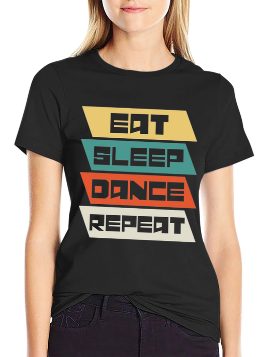 Eat Sleep Dance Repeat Graphic Tee