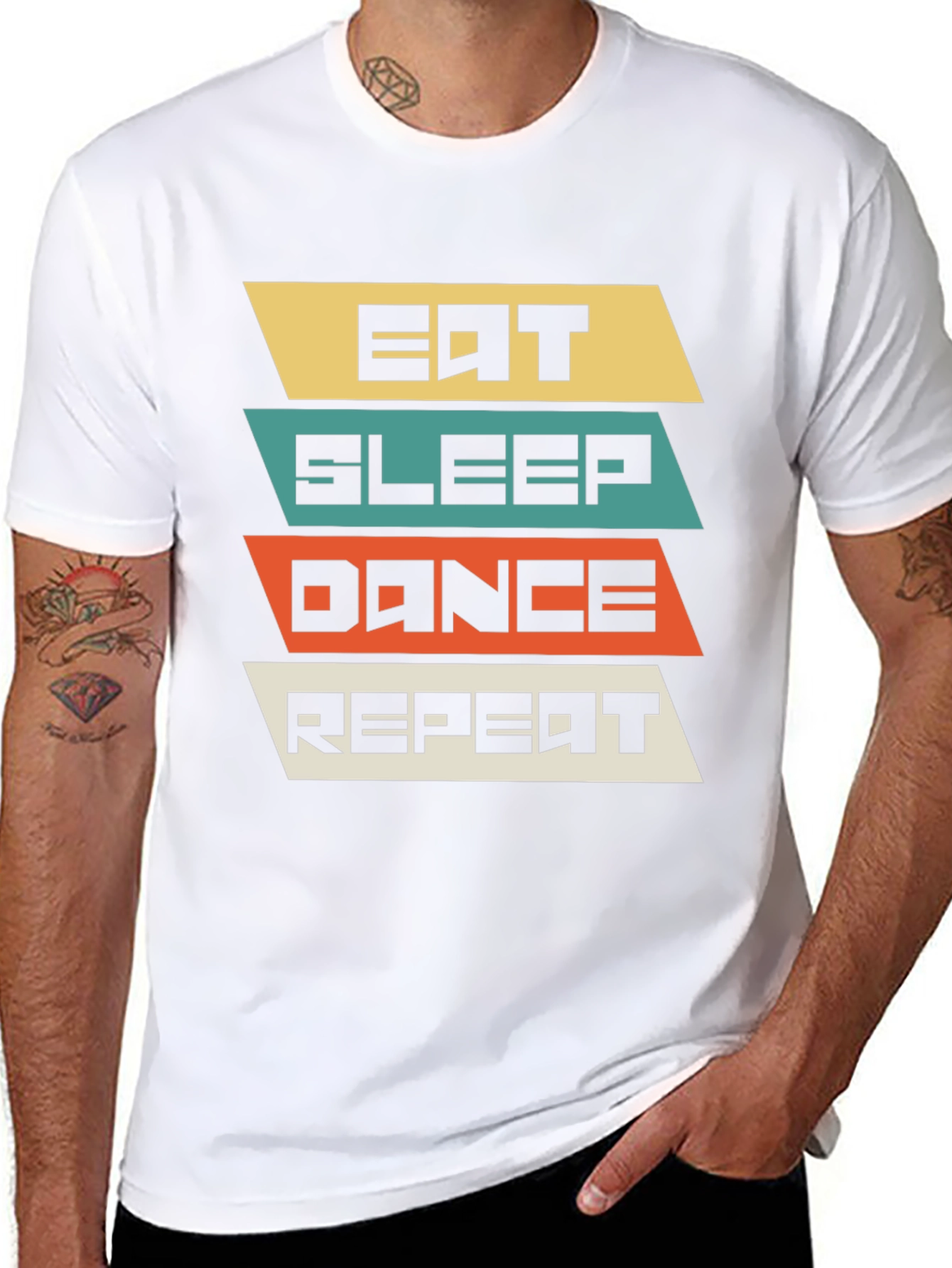 Eat Sleep Dance Repeat Graphic Tee