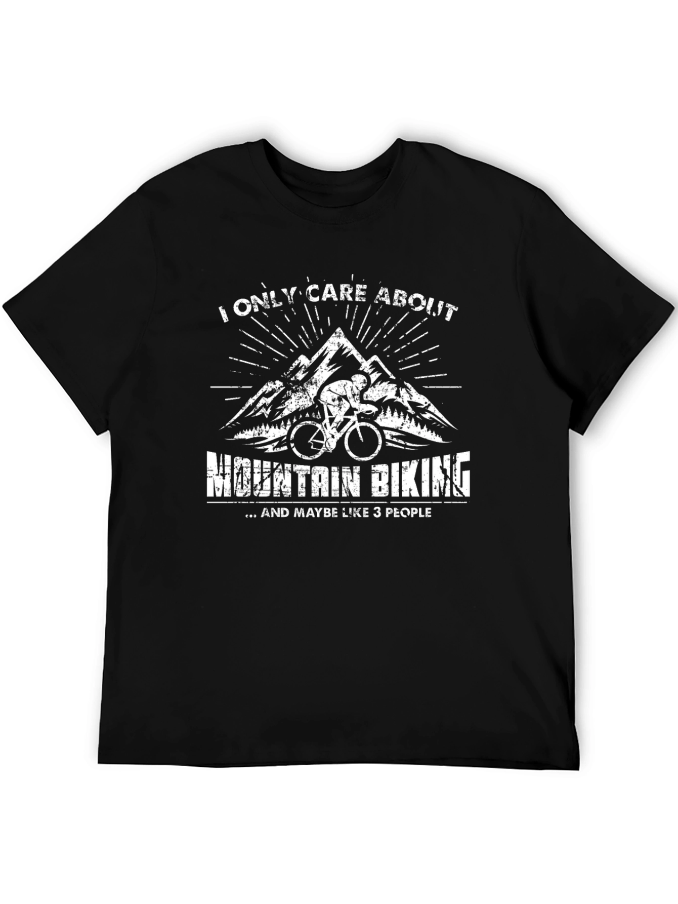 Mountain Biking Graphic Tee - I Only Care About...