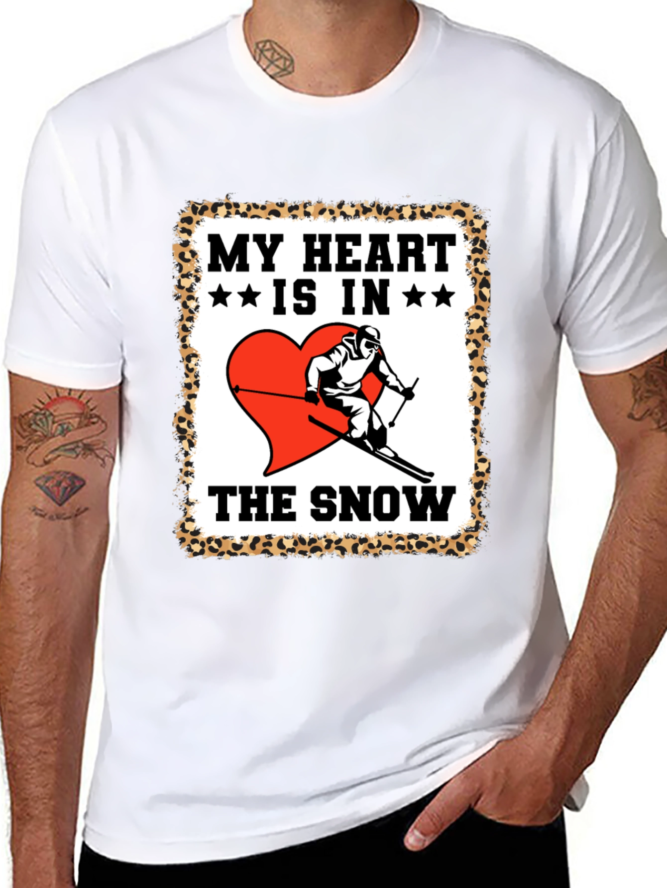 My Heart is in the Snow Graphic T-Shirt