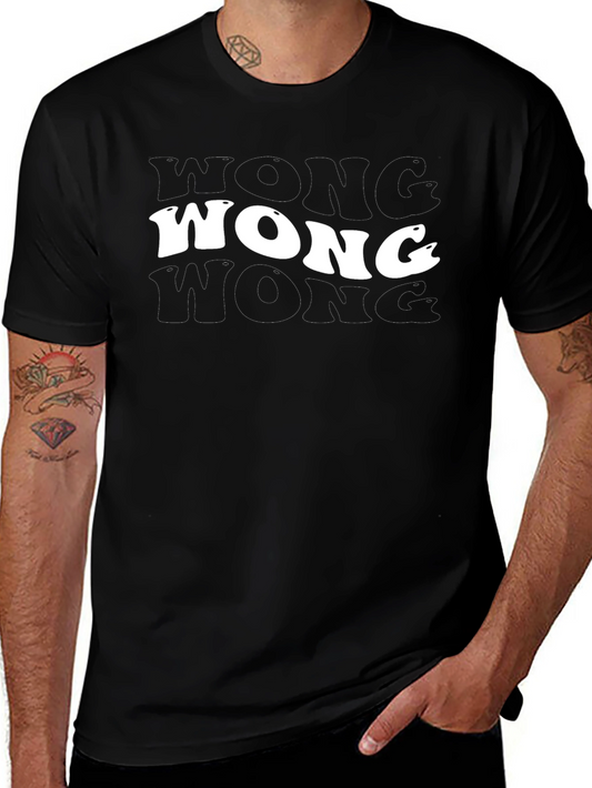 WONG Graphic T-Shirt - Retro Style Tee