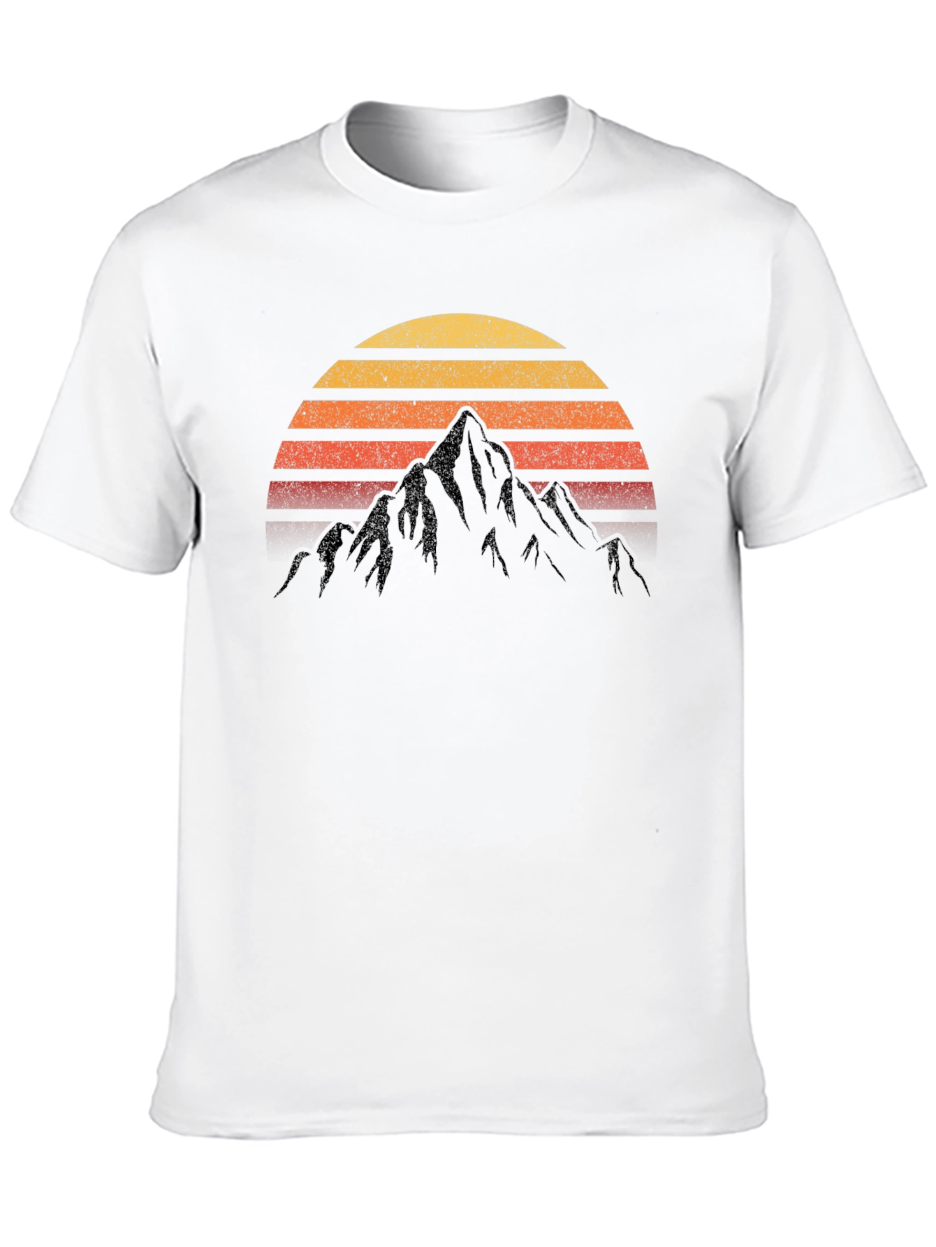 Retro Mountain Sunset T-Shirt