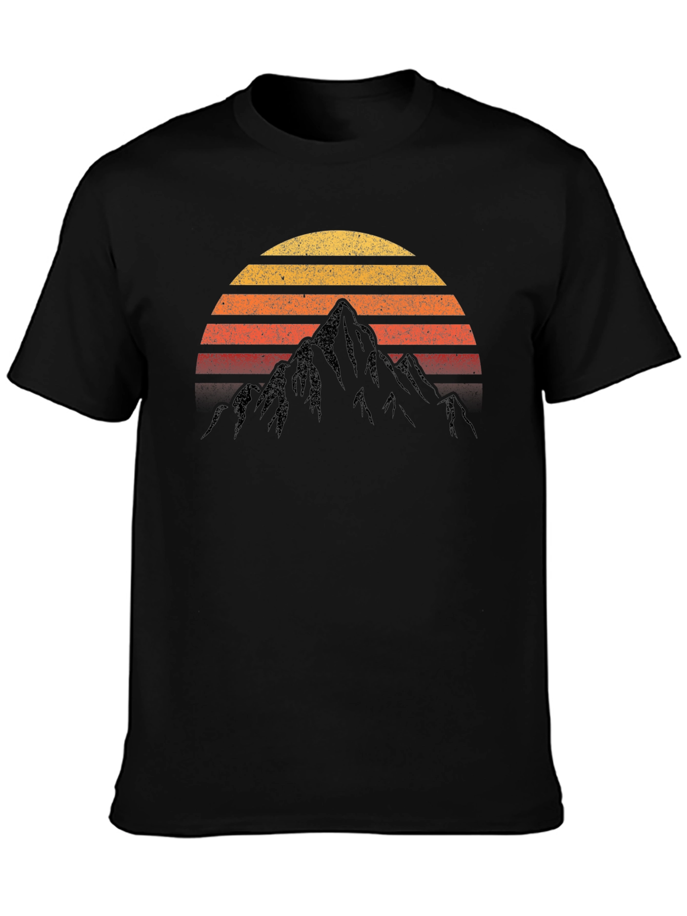 Retro Mountain Sunset T-Shirt