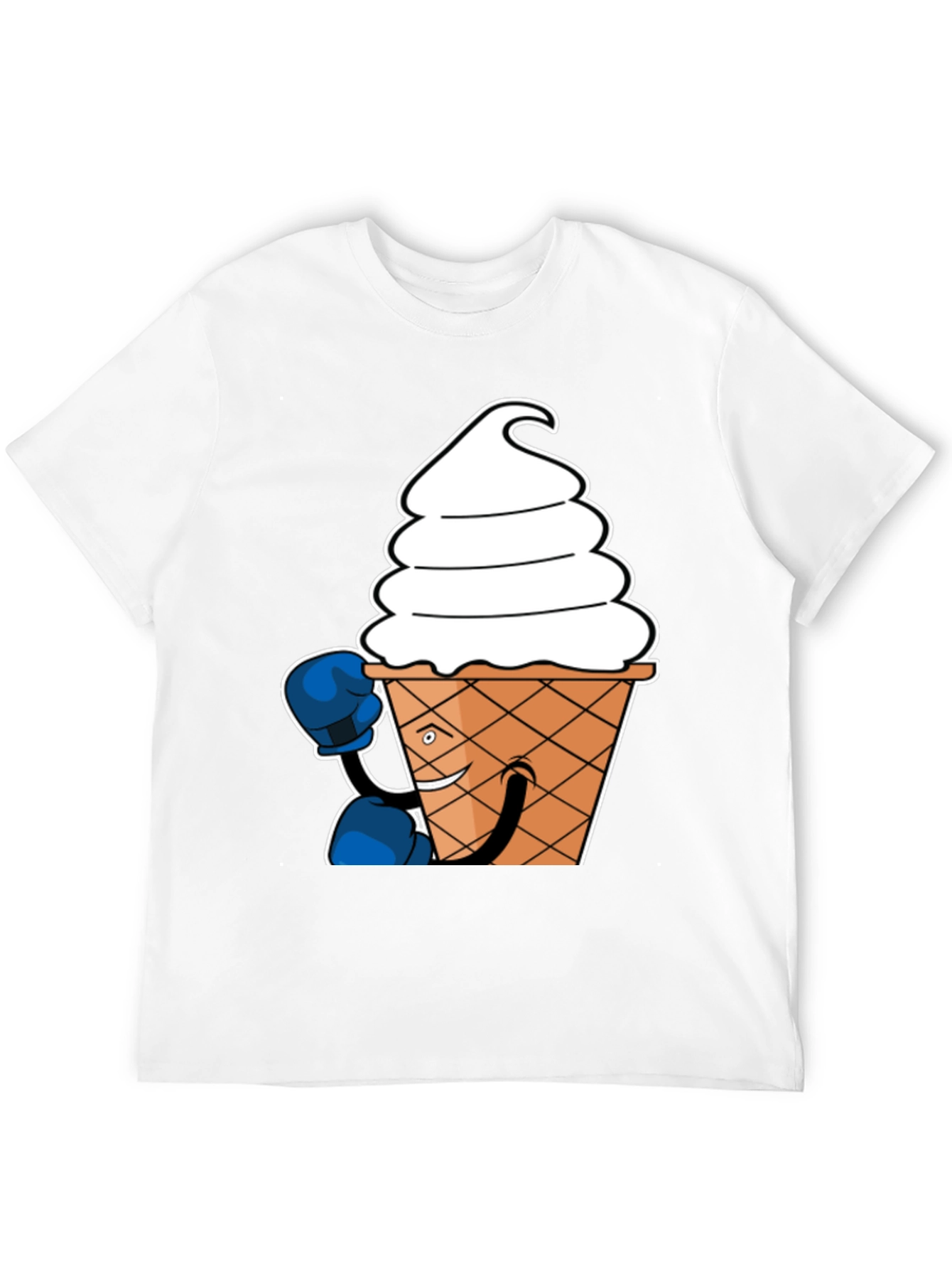 Ice Cream Boxer Graphic T-Shirt