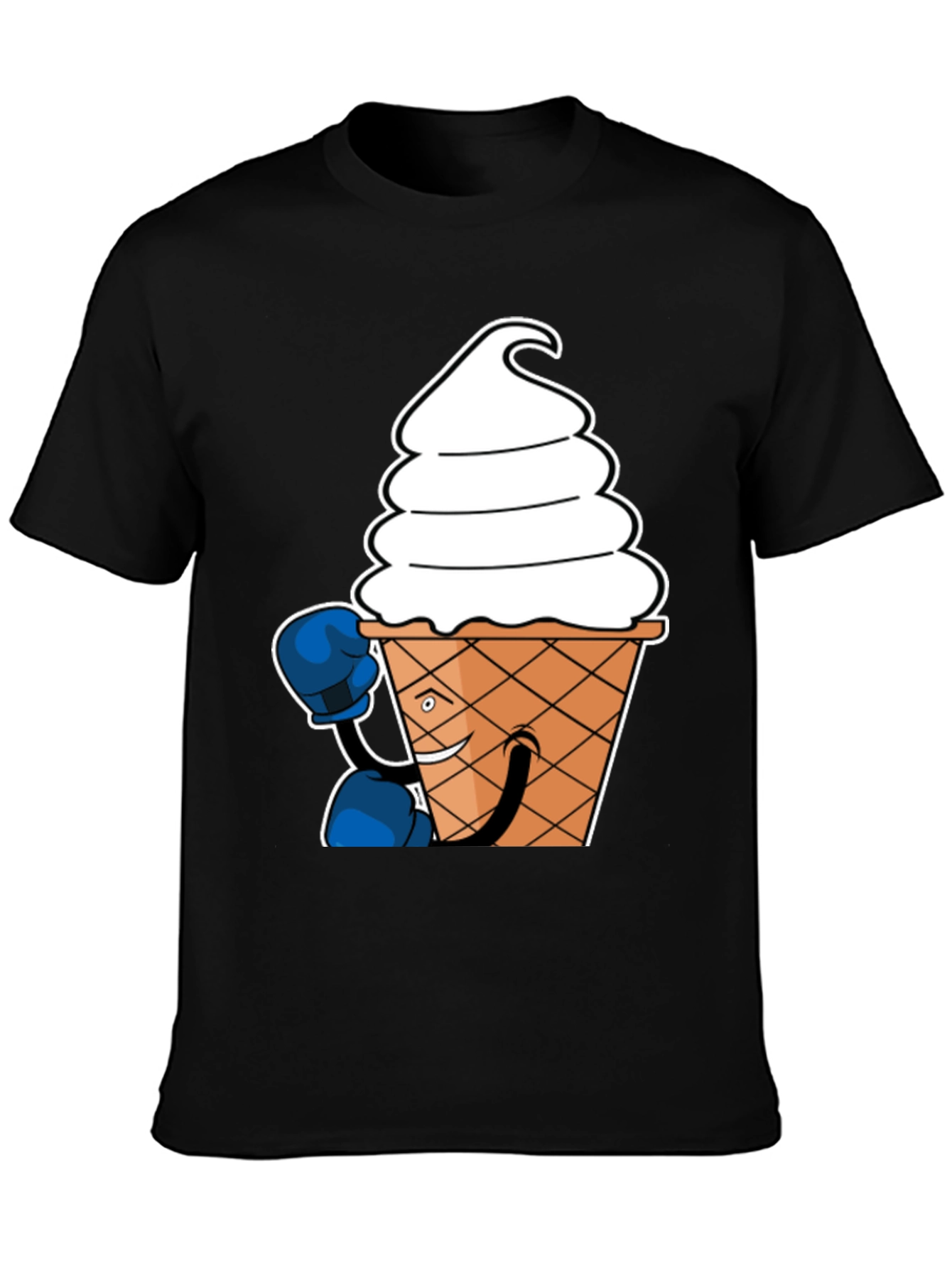 Ice Cream Boxer Graphic T-Shirt