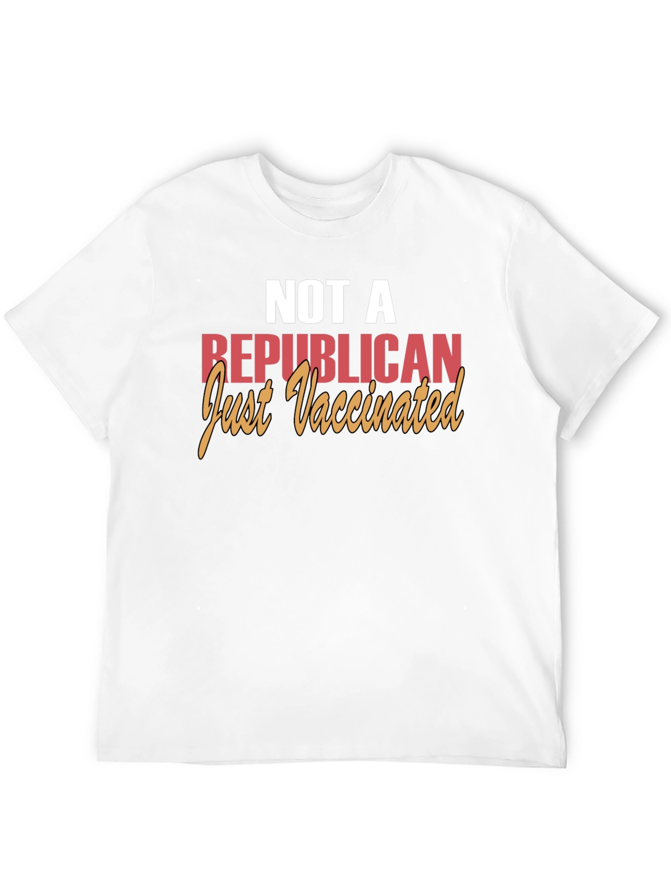 Vaccinated Political Statement T-Shirt