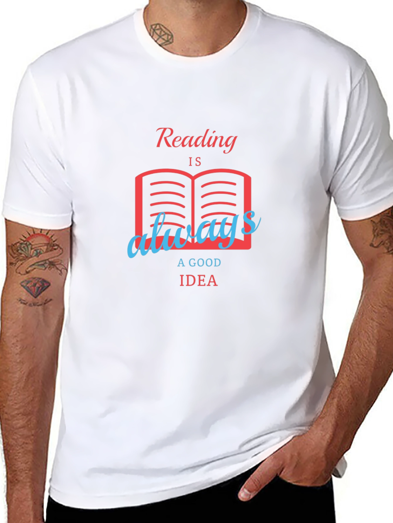 Reading is Always a Good Idea Graphic T-Shirt