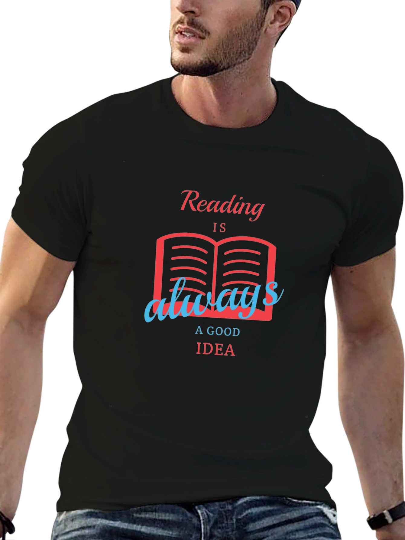 Reading is Always a Good Idea Graphic T-Shirt