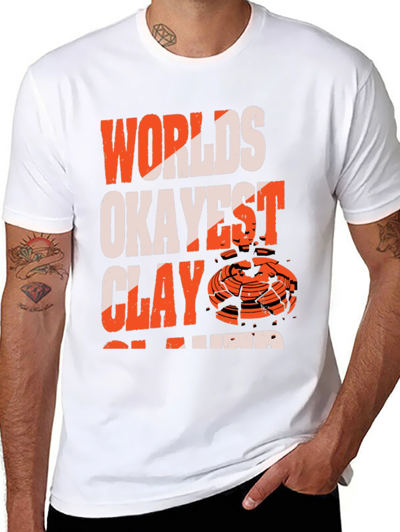 Worlds Okayest Clay Shooter T-Shirt