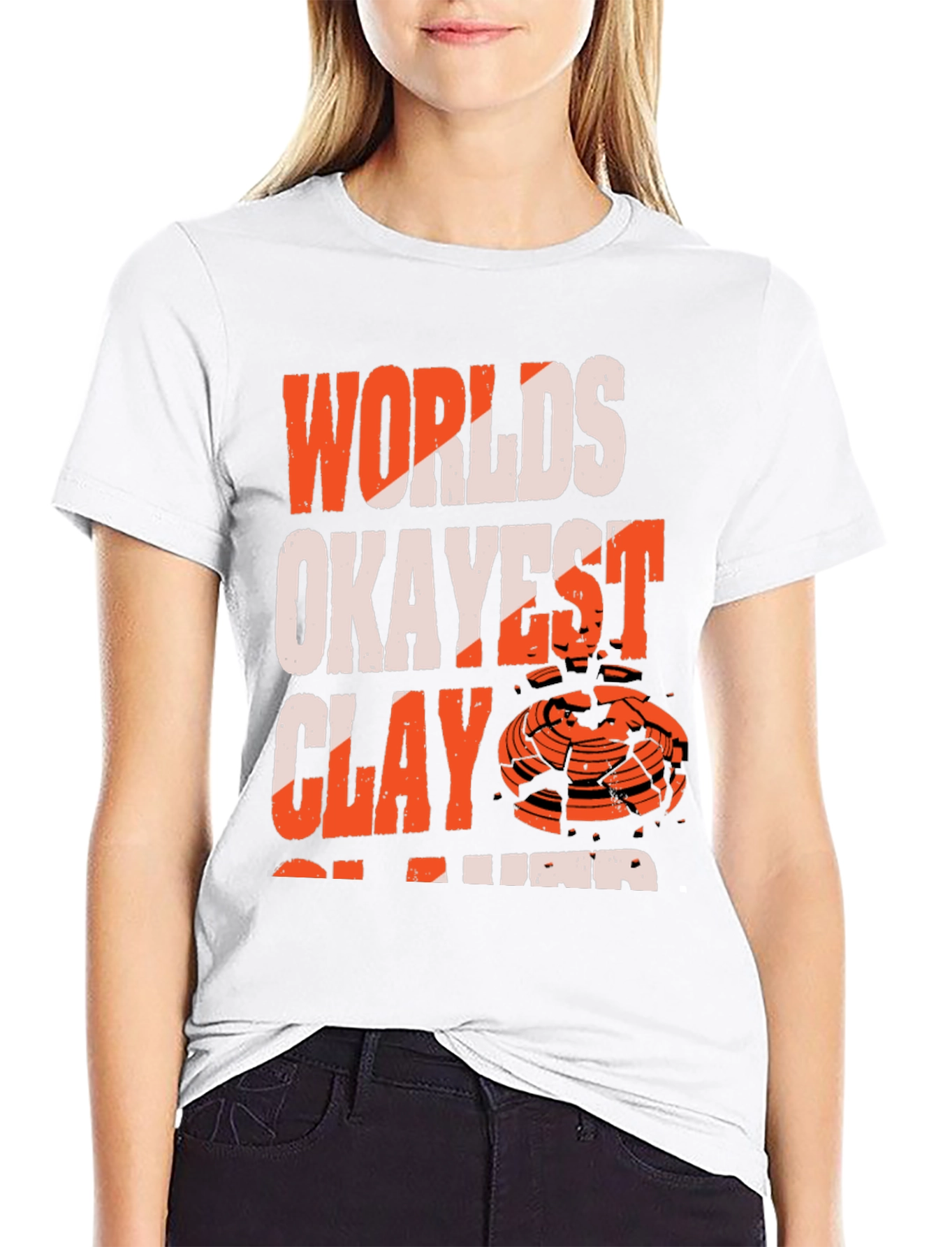Worlds Okayest Clay Shooter T-Shirt