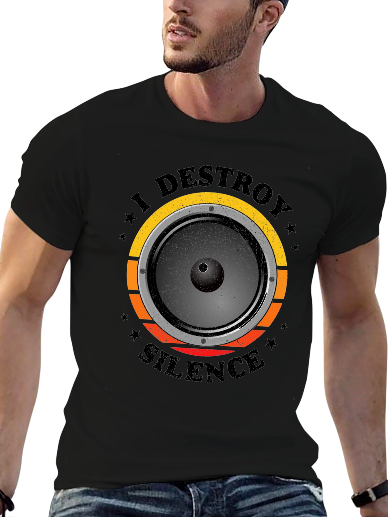 I Destroy Silence Graphic T-Shirt
