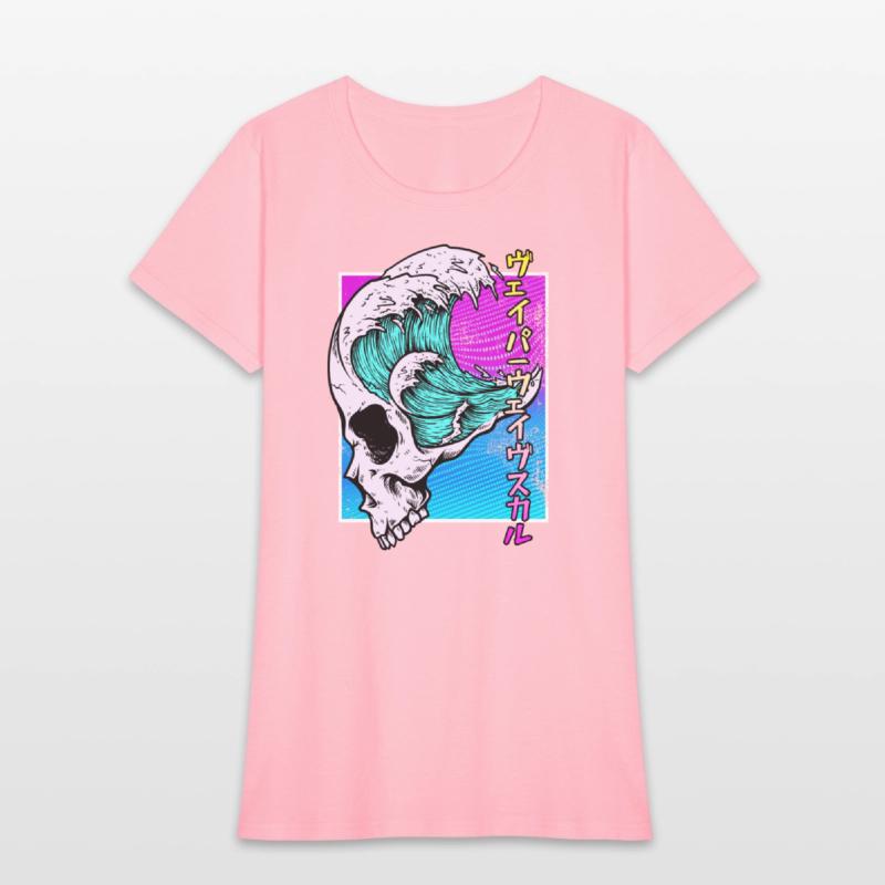 Vaporwave Aesthetic Retro Skull Vaporwave Geometry