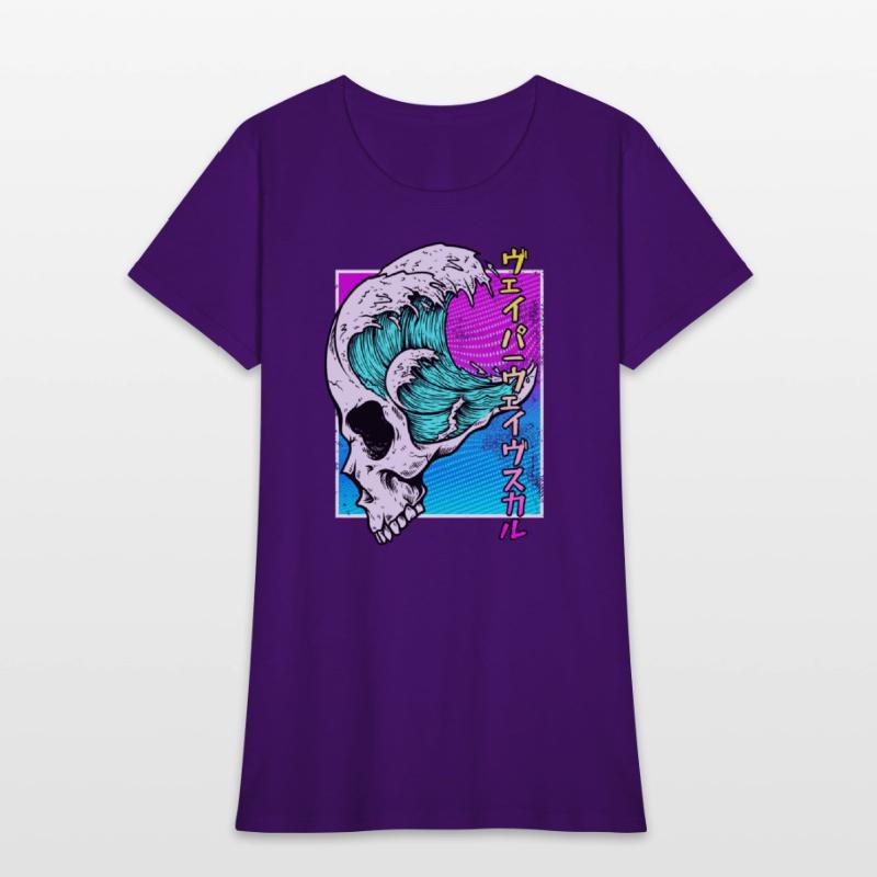 Vaporwave Aesthetic Retro Skull Vaporwave Geometry