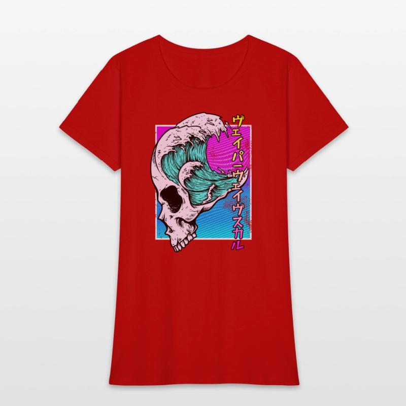 Vaporwave Aesthetic Retro Skull Vaporwave Geometry