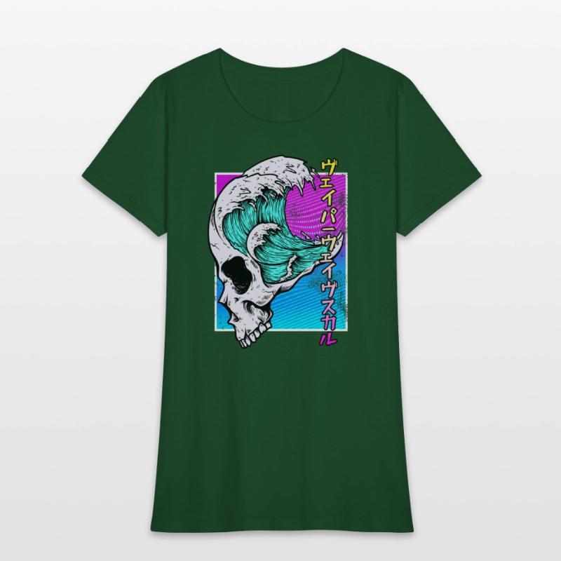 Vaporwave Aesthetic Retro Skull Vaporwave Geometry