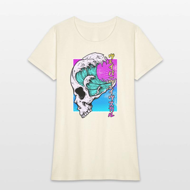 Vaporwave Aesthetic Retro Skull Vaporwave Geometry