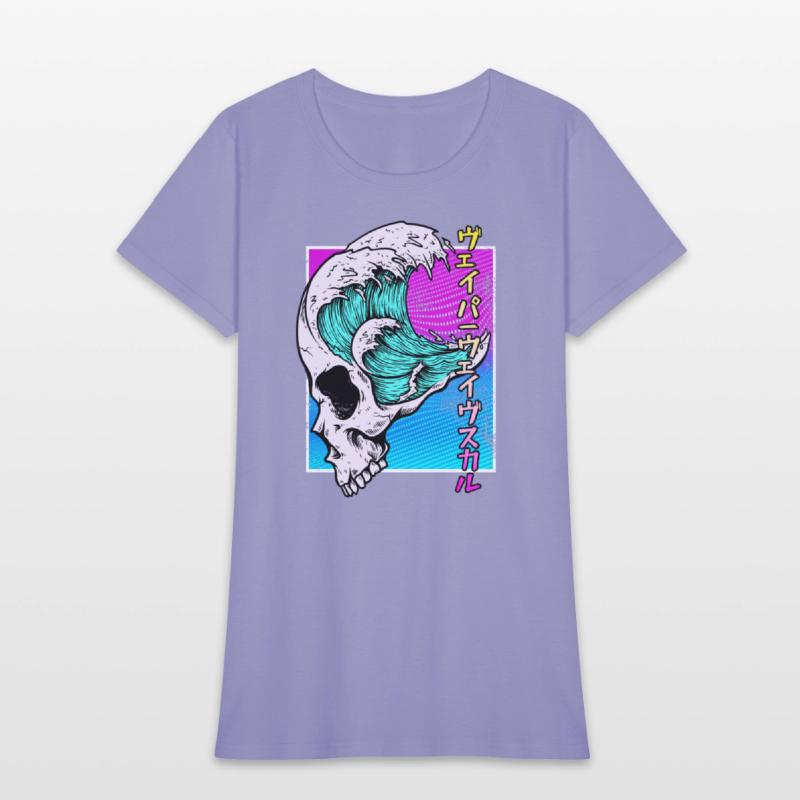Vaporwave Aesthetic Retro Skull Vaporwave Geometry