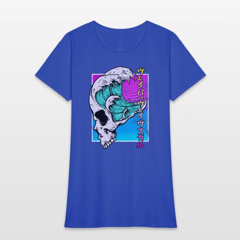 Vaporwave Aesthetic Retro Skull Vaporwave Geometry