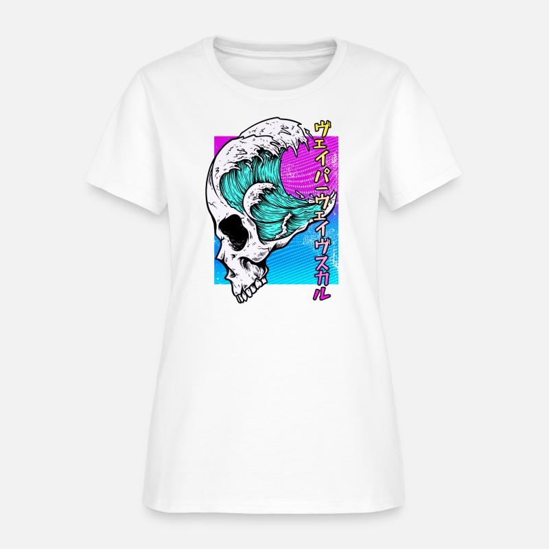 Vaporwave Aesthetic Retro Skull Vaporwave Geometry