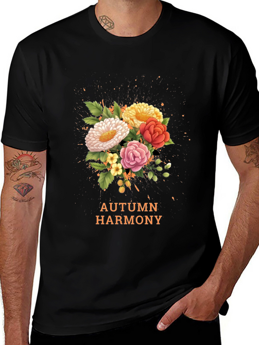 Autumn Harmony Floral T-Shirt