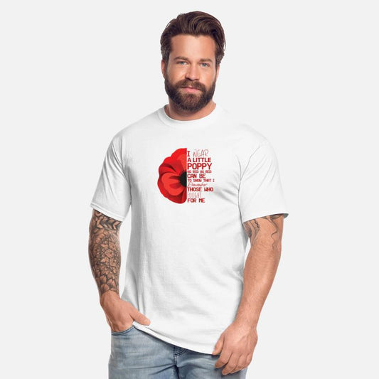 Veterans Day Lest We Forget Red Poppy Flower Gift
