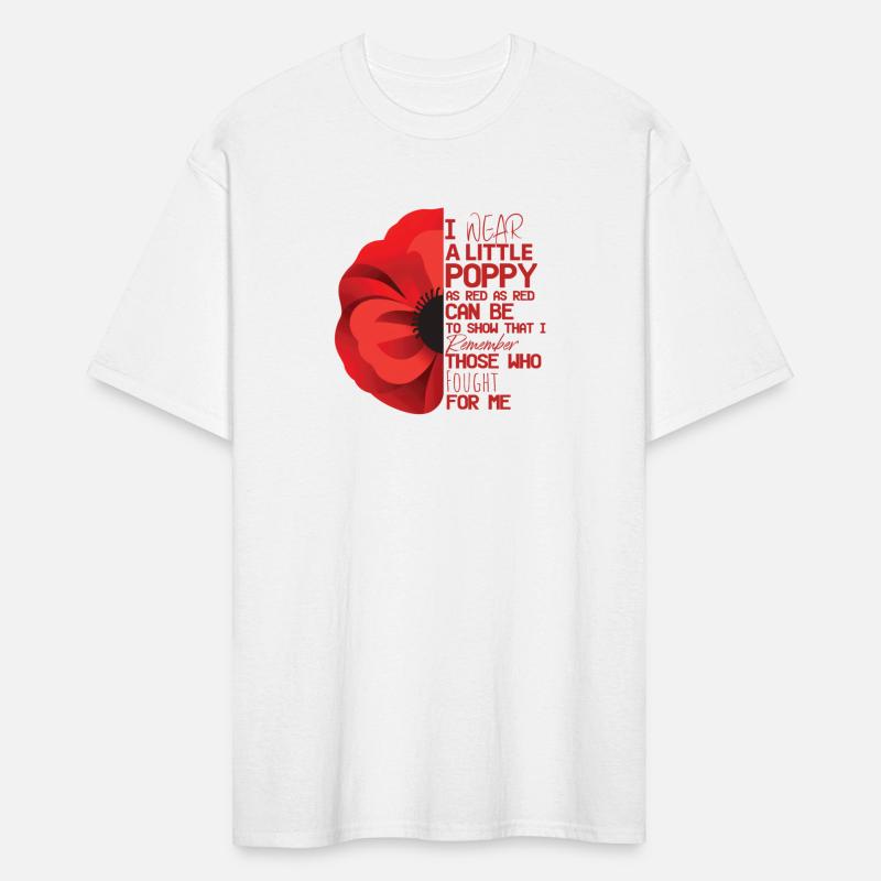 Veterans Day Lest We Forget Red Poppy Flower Gift