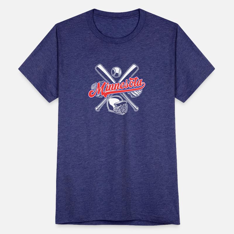 Vintage Minnesota Baseball Distressed Baseball