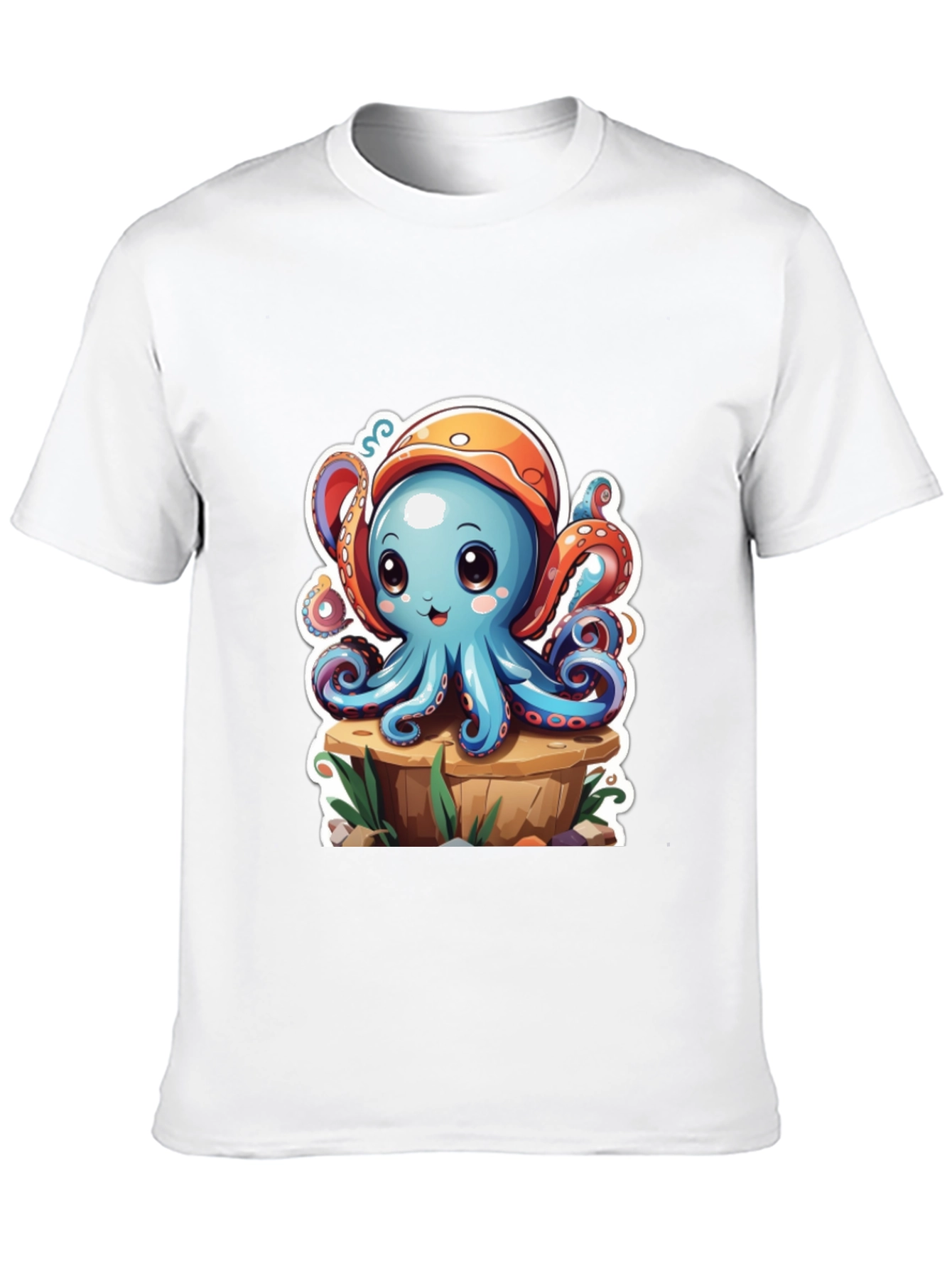 Cute Octopus Graphic T-Shirt