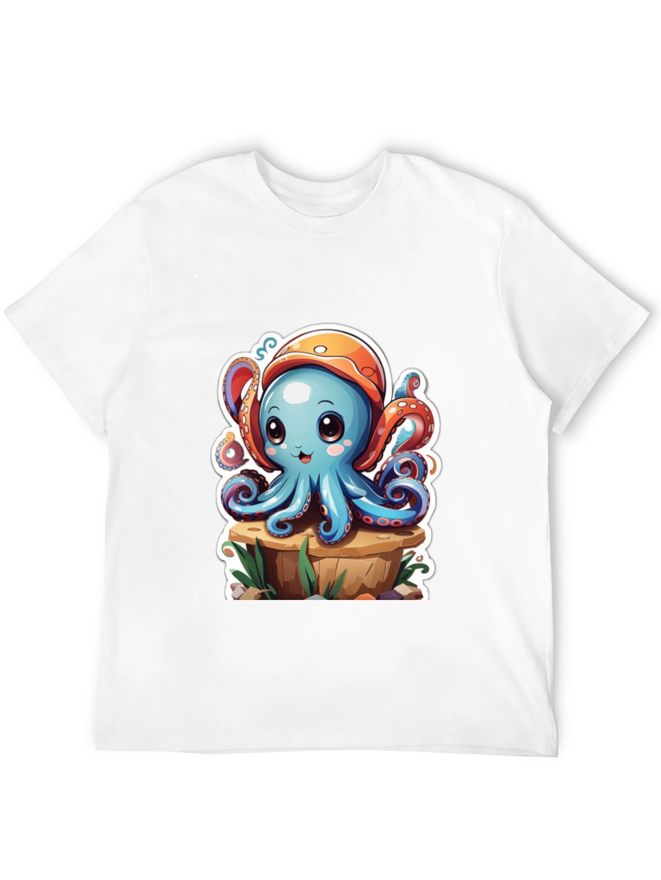 Cute Octopus Graphic T-Shirt