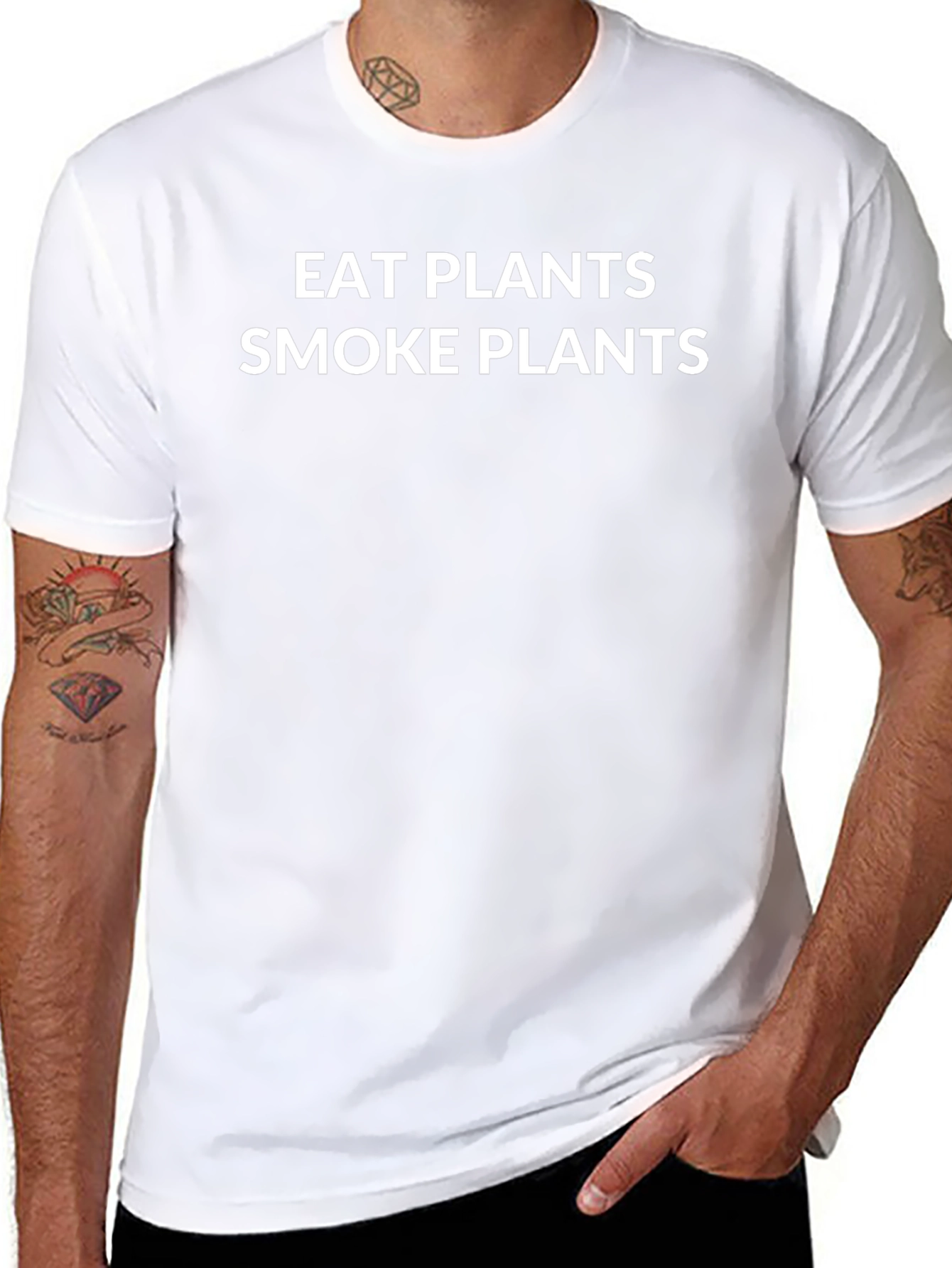 Eat Plants Smoke Plants Graphic Tee