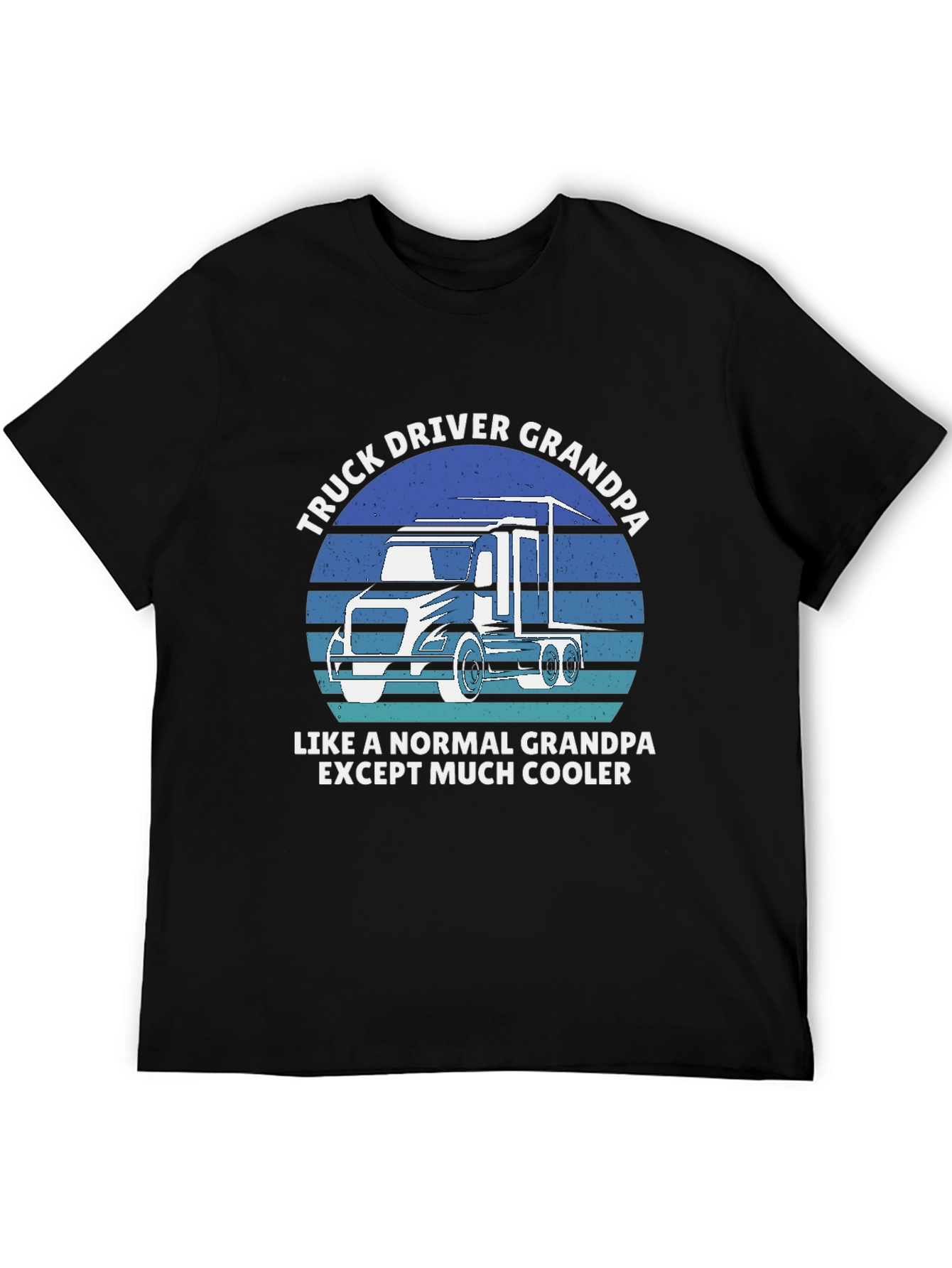 Truck Driver Grandpa T-Shirt - Cool Grandpa Tee
