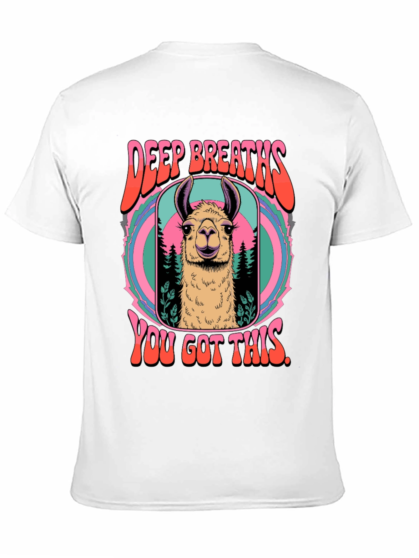 Deep Breaths Llama T-Shirt