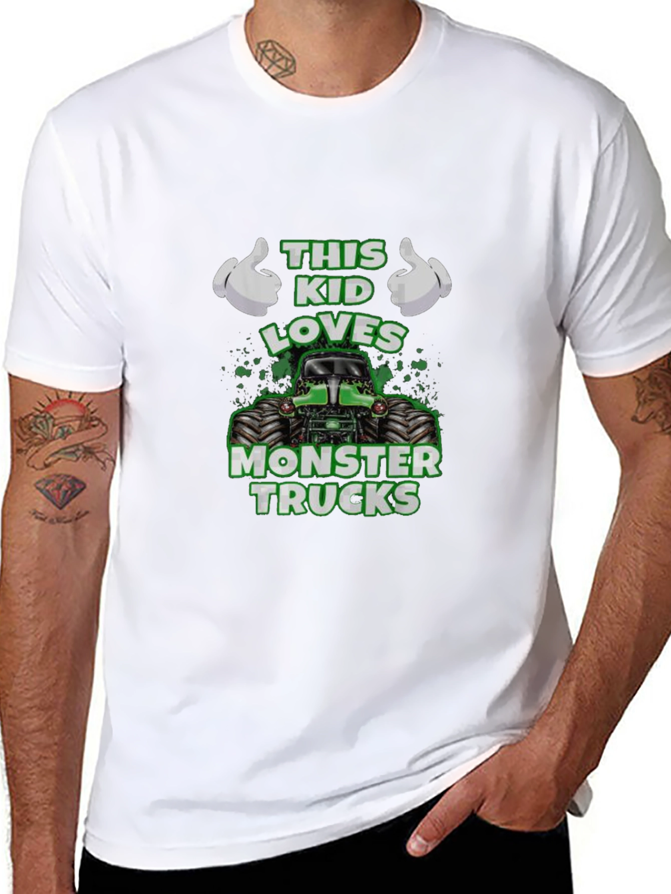 Monster Truck Kids T-Shirt