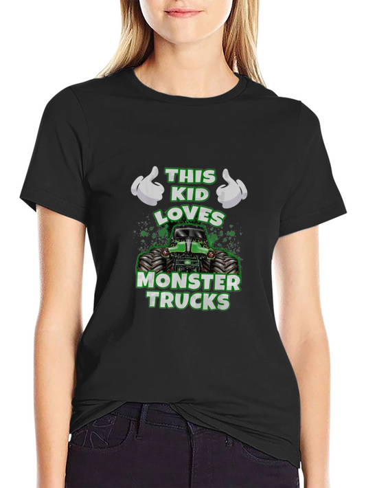 Monster Truck Kids T-Shirt