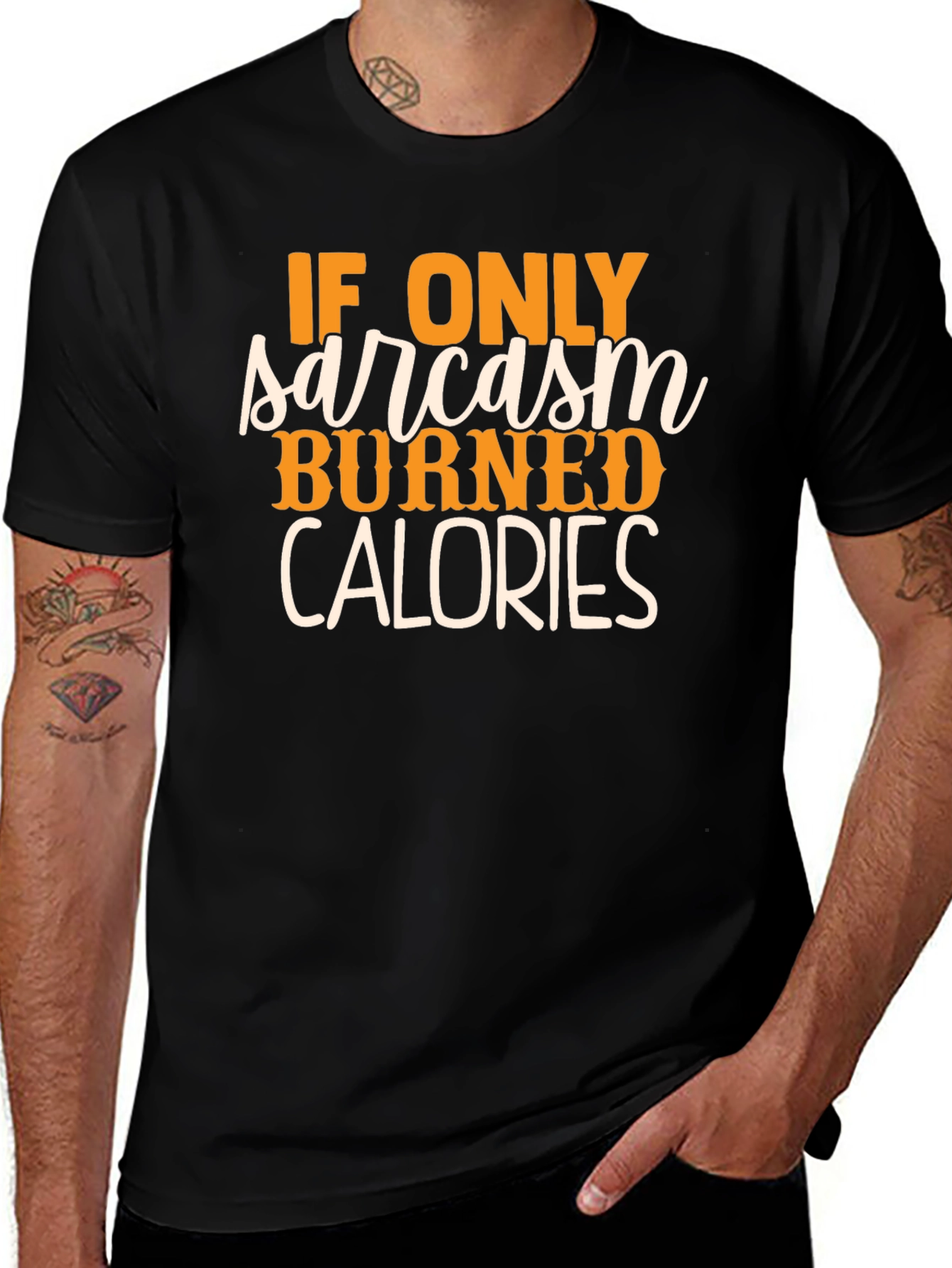 Sarcasm Burns Calories Graphic T-Shirt