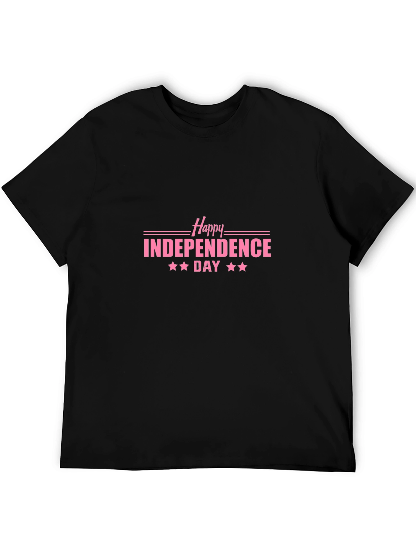 Happy Independence Day T-Shirt - Black