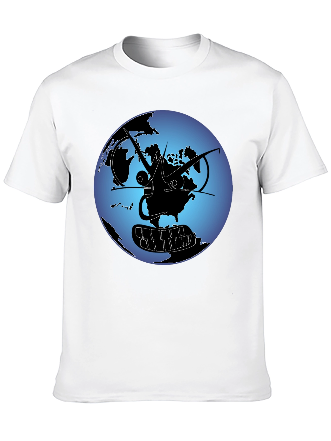Abstract Earth Graphic T-Shirt
