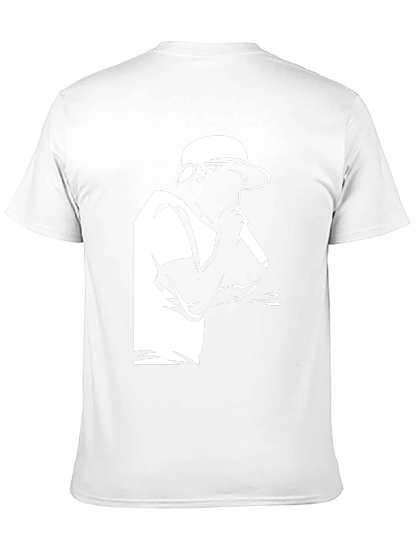 Black Rapper Graphic T-Shirt